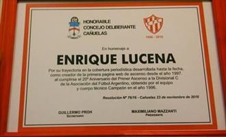 Al gran Enrique Lucena, ¡salud!